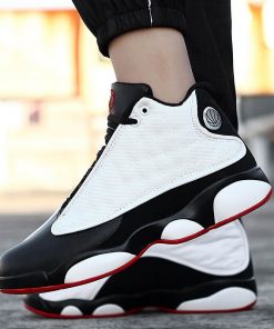 2019 New Style Breathable Basketball Shoes Mens Boys High Top Shockproof Sneakers Non slip Jordan Basket 4