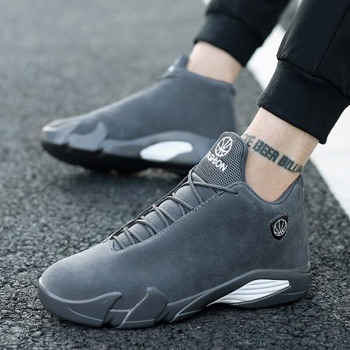 2019 Newest Men s Basketball Shoes Air Sole Breathable Sneakers Black Gray Cool Gym Shoes Zapatos 1