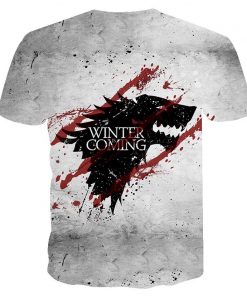 2019 Newest T shirt Game of Thrones t shirt Night King Dragon Men Tshirt 3d Print 1