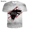 2019 Newest T shirt Game of Thrones t shirt Night King Dragon Men Tshirt 3d Print