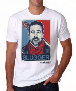2019 Summer New Tee Shirt For Male The Walking Dead Negan Slugger White Adult T Shirt