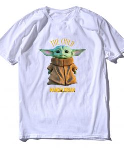 2019 Unisex Hot Sale Short Shirt Lovely Yoda Baby T shirt Mandalorian Star Wars Fan Gift 4