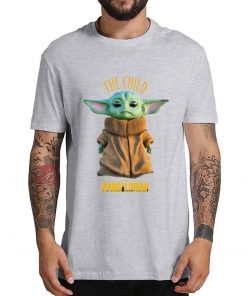 2019 Unisex Hot Sale Short Shirt Lovely Yoda Baby T shirt Mandalorian Star Wars Fan Gift 5