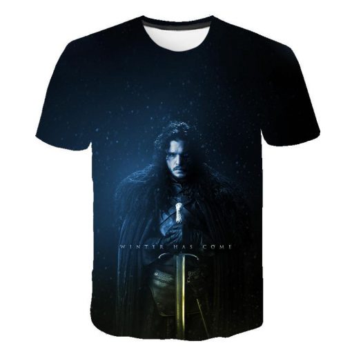 2020 Game Of Thrones Night King T Shirt 2019 New streetwear men s short sleeved T 2