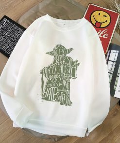 2020 Harajuku Baby Yoda Shirt Aesthetic Clothes Women Hoodies Sweatshirt Pokemon Women Kawaii Clothes Hoody Pullover 3