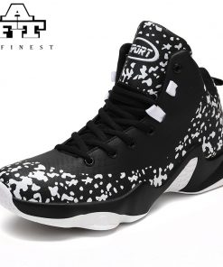 AFFINEST Basketball Shoes For Men Sneakers Jumping Shoes High Top Lace Up Ankle Air Cushion Sport
