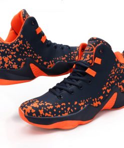 AFFINEST Basketball Shoes For Men Sneakers Jumping Shoes High Top Lace Up Ankle Air Cushion Sport 4