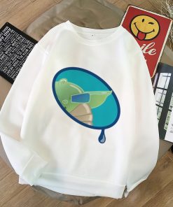 Aesthetic Harajuku Hoodies Baby Yoda Shirt Sweatshirt Pokemon Women Hoodies Women Kawaii Clothes Sweat Femme Thicken 1