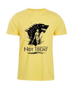 Arya Stark T Shirt Game Of Thrones printing Not Today Tshirt Leisure Comfortable Tops 4