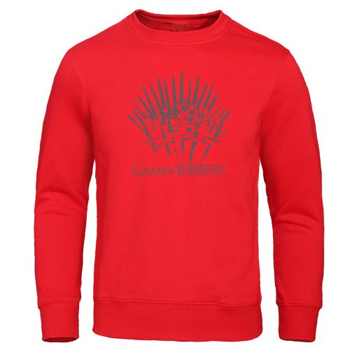 Autumn Warm brand Clothing Game of Thrones Hoodies Men print Sweatshirt fashion Pullover winter is coming 1