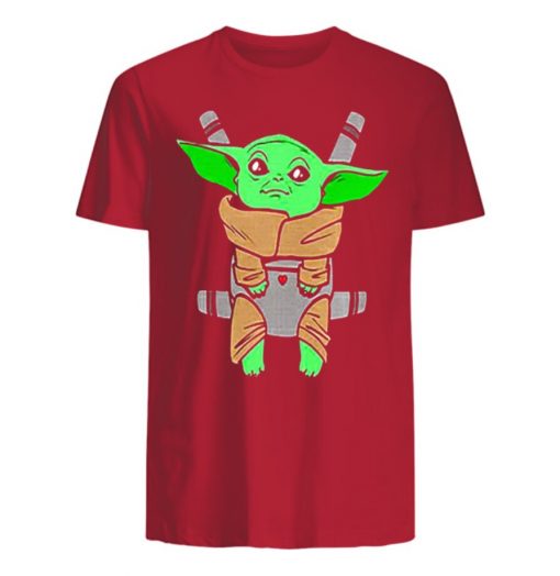 Baby Yoda Carrier Back Men s T Shirt 1