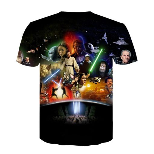 Baby Yoda The Mandalorian t shirt 3D printed Funny Tee Shirt Short Sleeve Star Wars men 4