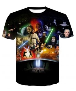 Baby Yoda The Mandalorian t shirt 3D printed Funny Tee Shirt Short Sleeve Star Wars men 5