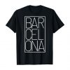 Barcelona t shirt Souvenir visiting Catalonia Spain Europe