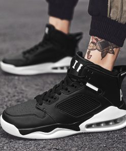 Basketball Shoes Men High top Sports Cushioning Basketball Athletic Mens Shoes Comfortable Breathable Retro Sneakers 1