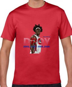 Ben Wallace DPOY Basketball Jersey Tee Shirts Detroit Pistons Superstar streetwear tshirt 1