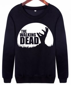 Black Women The Walking Dead Printed Hoodies Hipster Sweatshirts Harajuku Pullovers S XL WMH110