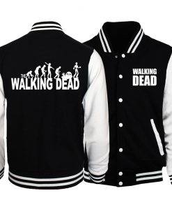 Bomber Jacket Streetwear The Walking Dead Baseball Men Jacket 2019 Hot Spring Jackets Hoodies Coat Fashion 2