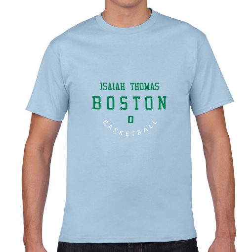 Boston Celtics Number 0 Isaiah Thomas 2019 best selling New men s COTTON Short Shirt for 2
