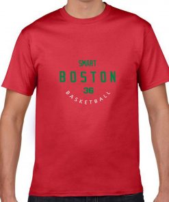 Boston Celtics Number 36 Marcus Smart 2019 best selling New men s COTTON Short Shirt for 2