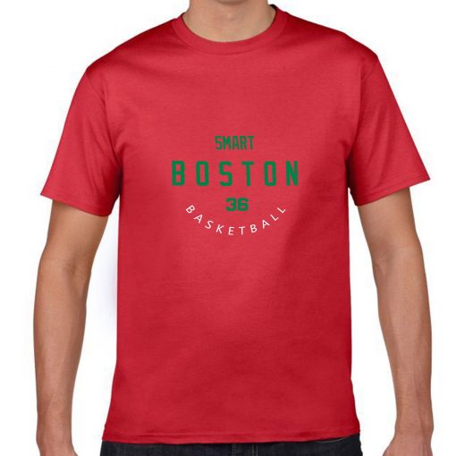 Boston Celtics Number 36 Marcus Smart 2019 best selling New men s COTTON Short Shirt for 2