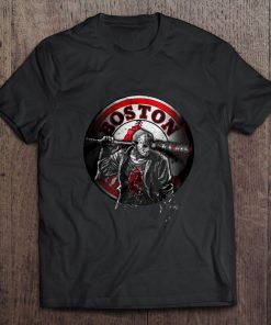 Boston Streetwear Harajuku Red Sox Jason Voorhees Tshirts