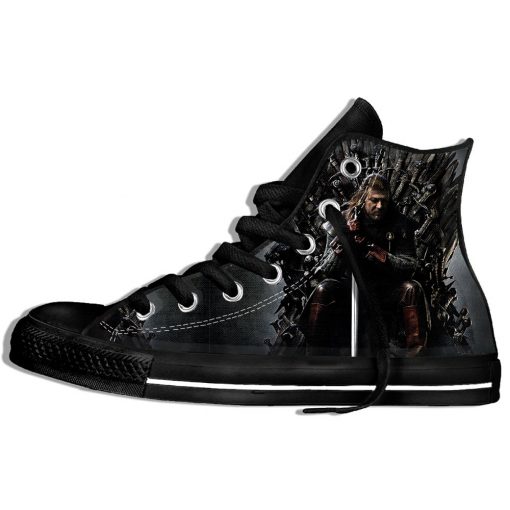 Brand Game Of Thrones Shoes The Film Funny Sneakers 3d Plimsolls High top sneakers Men Hip