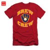 Brew Crew T Shirt milwaukee brew crew brewers retro vintage baseball team wisconsin national
