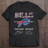 Buffalo Print T Shirt Short Sleeve O Neck Bills Josh Allen Jim Tshirts
