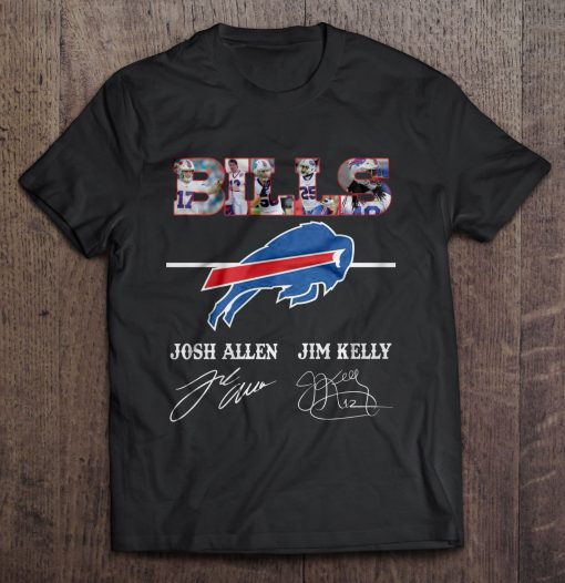 Buffalo Print T Shirt Short Sleeve O Neck Bills Josh Allen Jim Tshirts