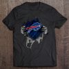 Buffalo Print T Shirt Short Sleeve O Neck Bills Tshirts
