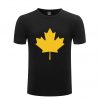 Canada or Toronto Maple Leaf Printed Men T Shirt Fashion Summer T Shirts Men Cotton Short