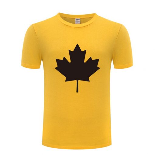 Canada or Toronto Maple Leaf Printed Men T Shirt Fashion Summer T Shirts Men Cotton Short 5