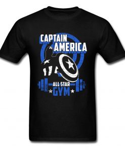 Captain America T Shirt Blue Navy Aesthetic Brands Fashion Novelty Tshirt Men s New Style Tees