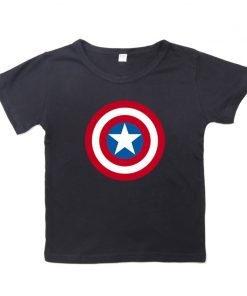 Captain America T Shirt for Kids Anime Oversized TShirt Super Hero Short Sleeve Hip Hop Boy 4