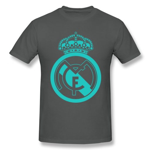 Classic Real Madrided T Shirt Men Letter Print Basic Tee Shirt Funny Design Short Sleeve Streetwear 1