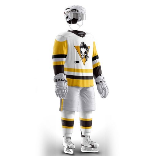 Cool Hockey free shipping Pittsburgh Penguin ice hockey jersey s Training wear in stock customized 1
