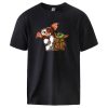 Cute Baby Yoda Mandalorian T shirts Mens Summer 100 Cotton Streetwear Tops T shirts 2020 Man