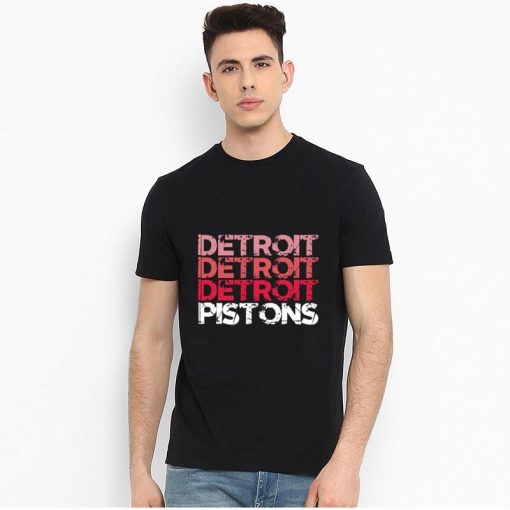 Cute Detroit Pistons tshirt big size s 9xL Formal mens workout shirts Letter male female tshirts 1