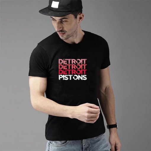 Cute Detroit Pistons tshirt big size s 9xL Formal mens workout shirts Letter male female tshirts 3