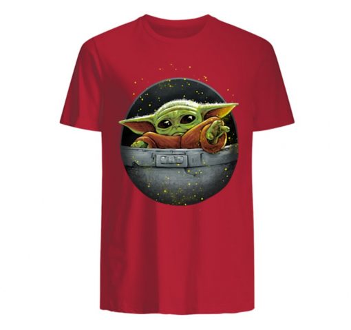 Cute Force Mandalorian Baby Yoda Men s T Shirt 1