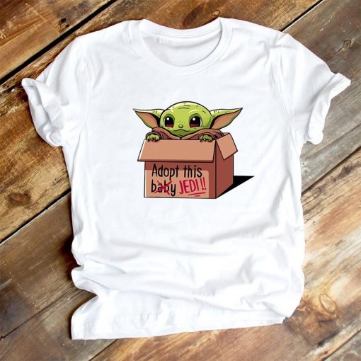 Cute Lilo Stitch Baby Yoda Groot Friend T Shirt Women Clothes Casual Cartoon O Neck Short 4