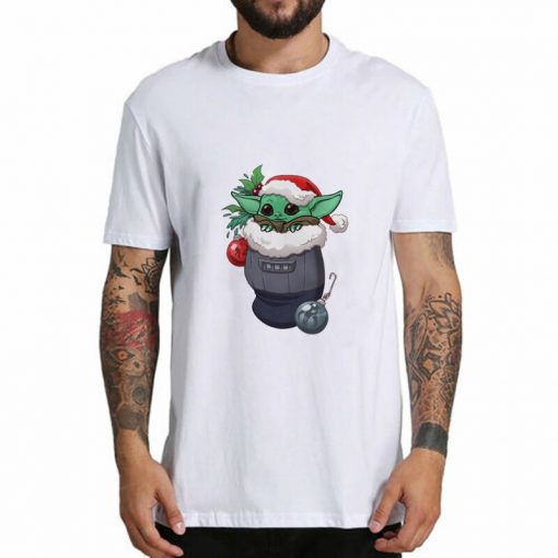 Cute cartoon T shirt boy baby Yoda Star Wars graphic gift T shirt boy girl friend 1
