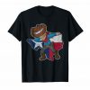 Dabbing Cowboy Texas Shirt Texan Flag Map T Shirt Loose Plus Size Tee Shirt