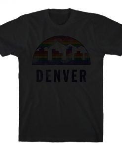 Denver Vintage T Shirt Nuggets Vintage Denver Basketball 2