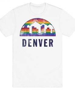 Denver Vintage T Shirt Nuggets Vintage Denver Basketball