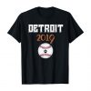 Distressed Tiger Mascoit Tshirt 2019 Detroit Hometown