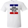 Dont Mess with Texas Logo T Shirt America Usa Texan Classic Vintage Brand 2019 New T