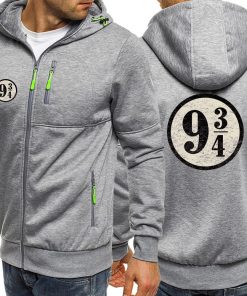 Dropshipping USA Train To Hogwarts 934 Zipper Hoodie Harry Potter Spring Casual Printing Long Sleeve Hooded 1