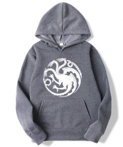 Fashion Brand Men s Hoodies Game of Thrones printing Blended cotton Spring Autumn Male Casual hip 2